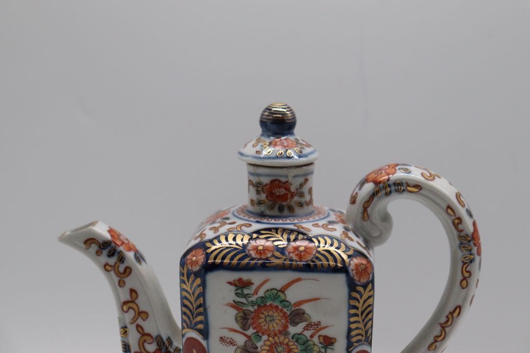 江戸　伊万里錦絵　水注　大明成化年製　送料込み250901