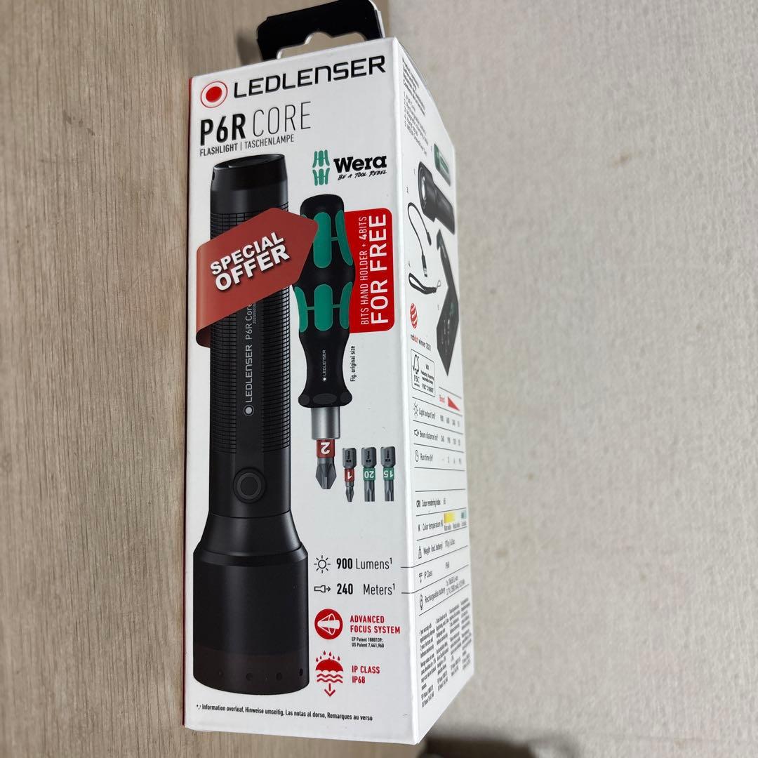 レッドレンザーP6R Core + Weraビットドライバー【限定コラボモデル】