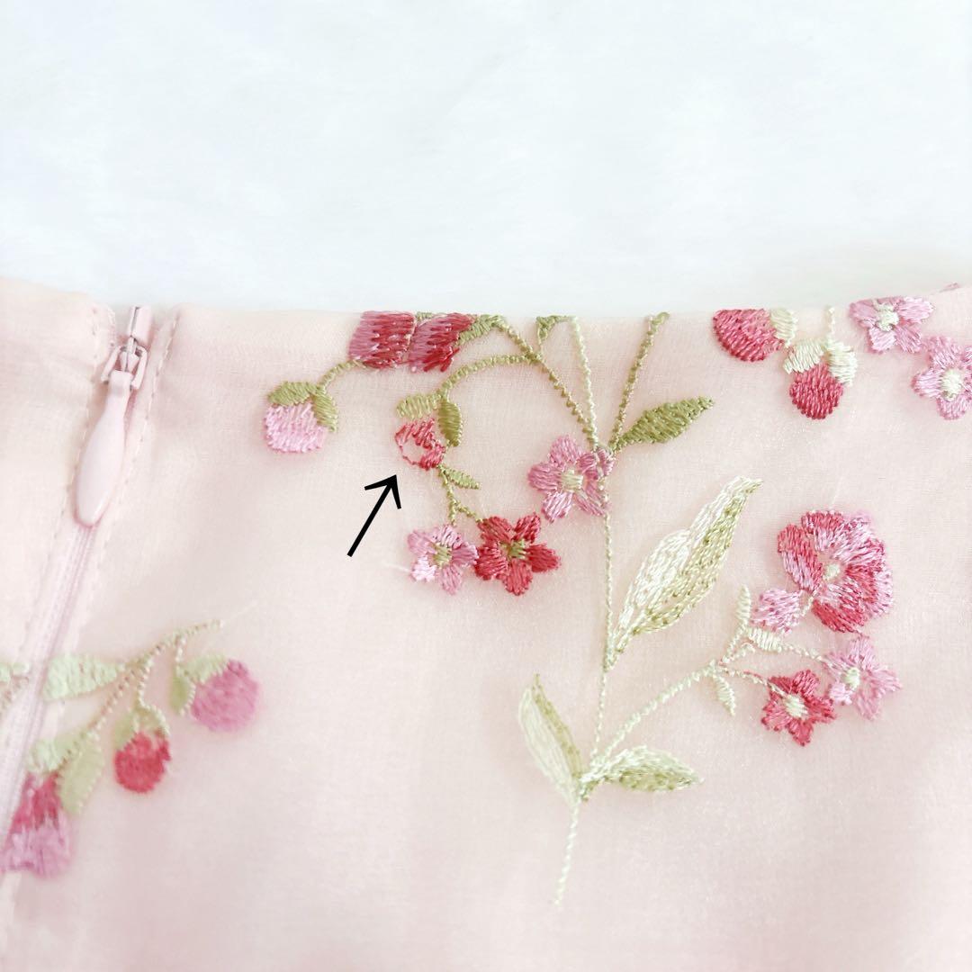 美品 TOCCA 宝塚コラボ GARDEN FLOWER ワンピース ピンク L