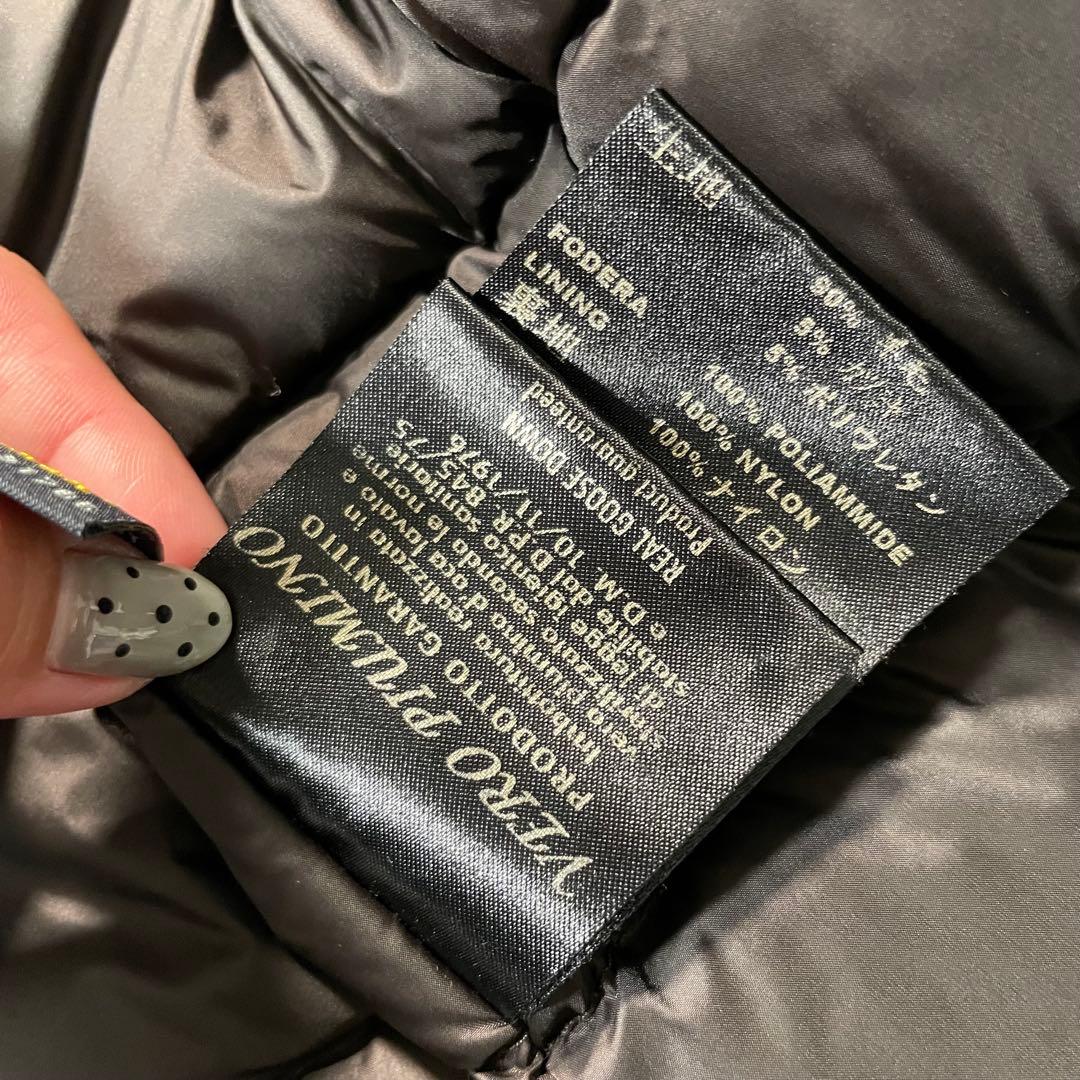 ムーレー　VERONA ダウンコート　カシミヤ混　グレー　56