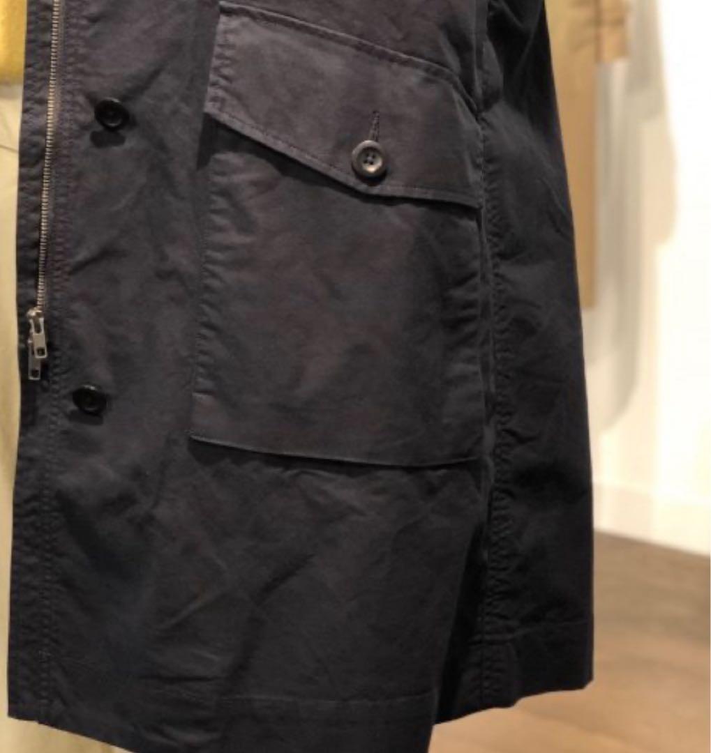 MHL.UNEVEN COTTON CANVAS ステンカラーコート