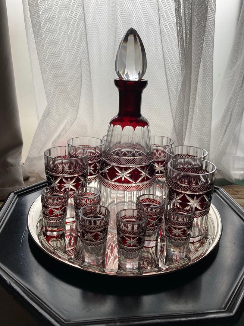 江戸切子（手彫り）　伝統工芸品