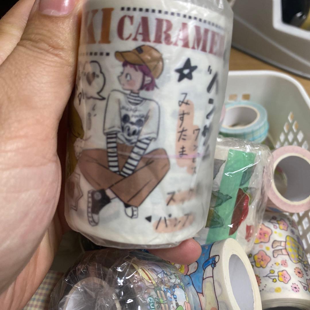 カラフルなデザインのマスキングテープセット