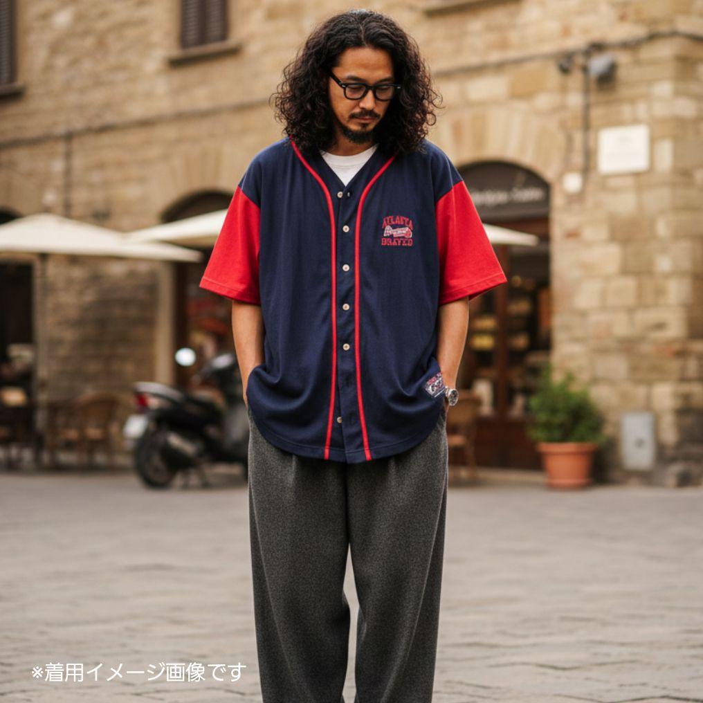 【MLB公式 1997年製】BRAVES ベースボールシャツ XL 希少古着