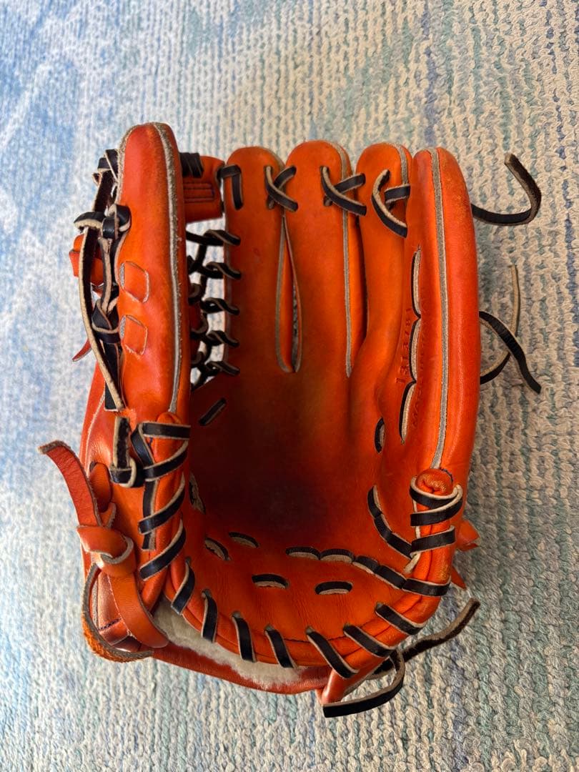 アンダーアーマー 硬式グローブ オレンジ　松田モデル