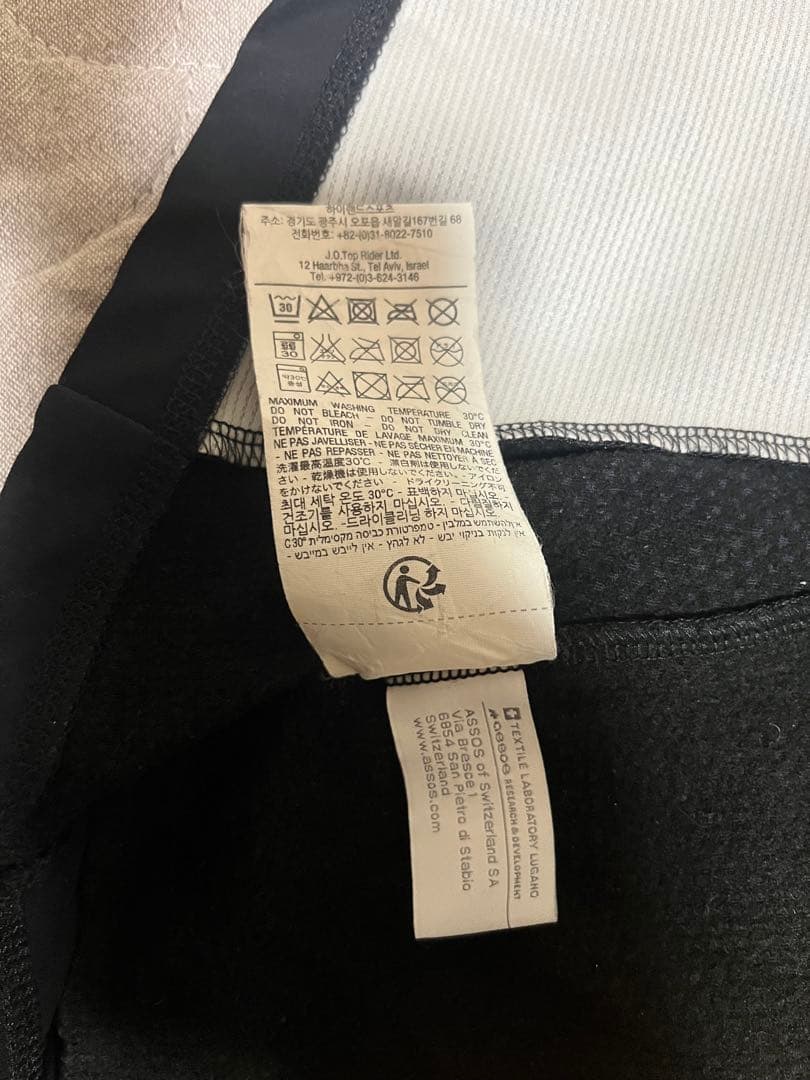 ⭐︎美品希少！⭐︎アソス　iJ.ハブprof.BLACK！　 M