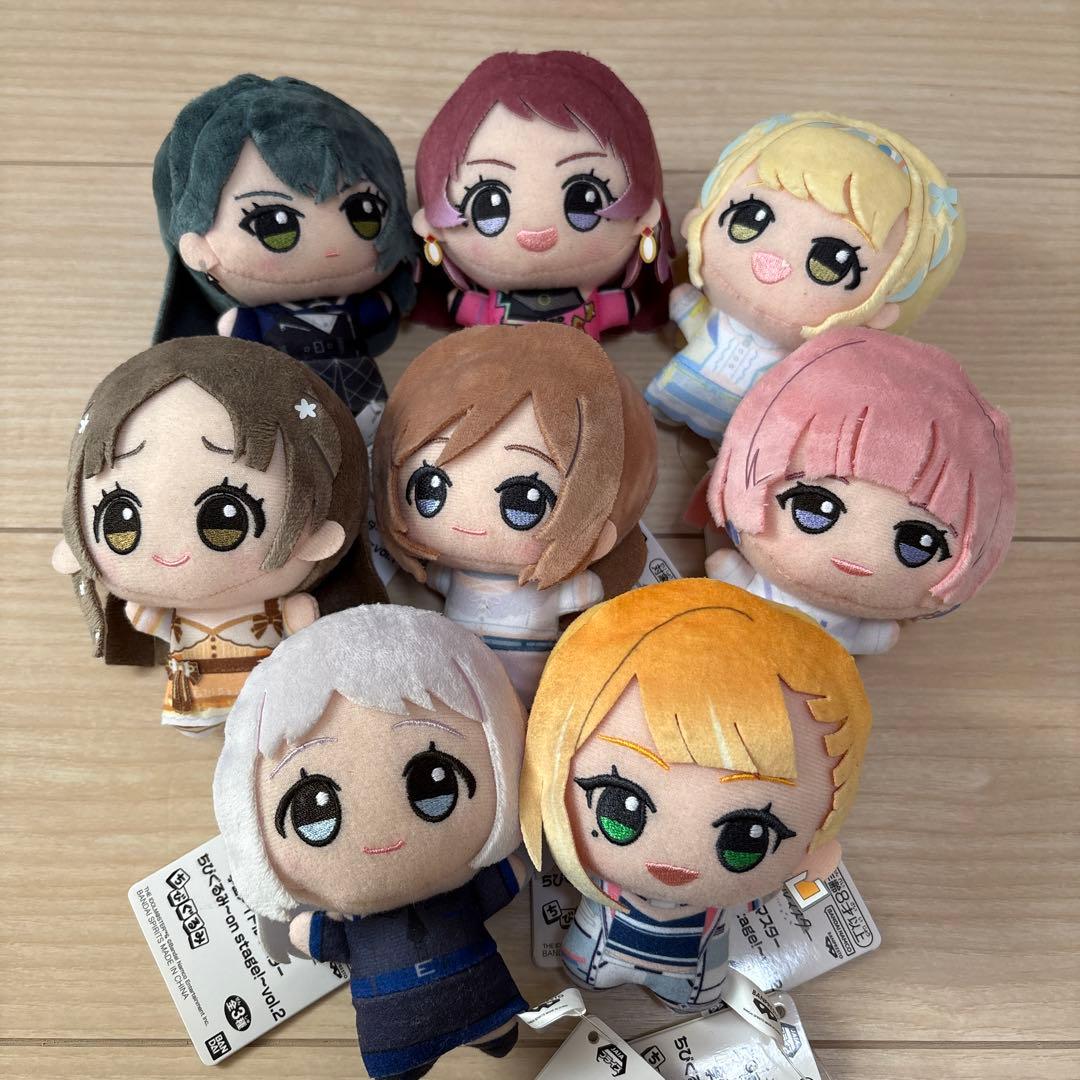 学マス　ちびぐるみ 8体　セット