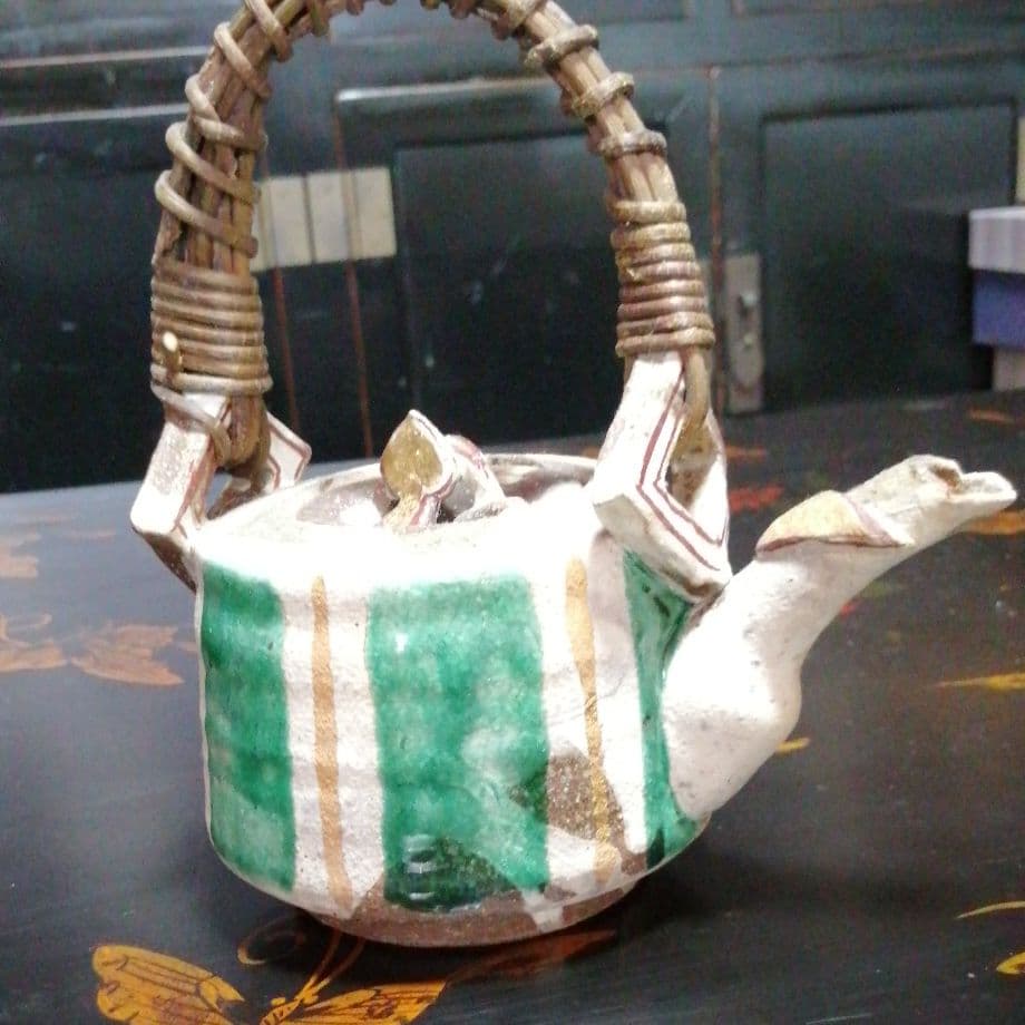 九谷　虚空蔵窯土瓶