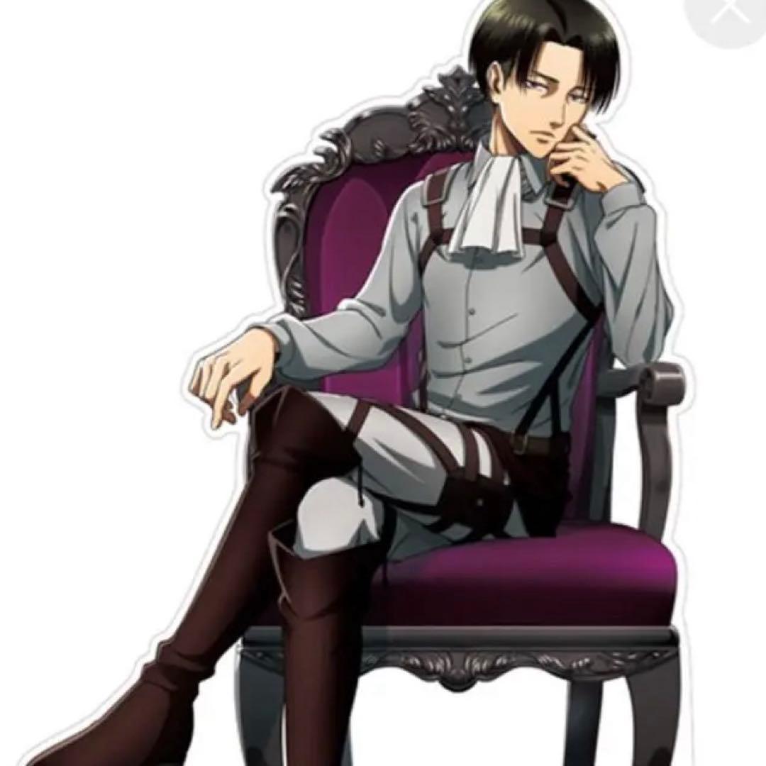 進撃の巨人 リヴァイ 等身大パネル キャラウムカフェ 受注生産品