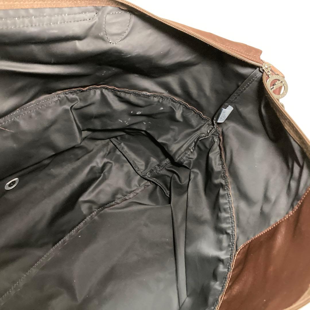 ロンシャン ルプリアージュ イクステンサブル ボストンバッグ 3way ブラウン