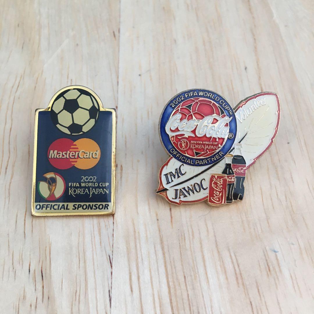 2002日韓ワールドカップ　記念ピンバッジ(スポンサー企業)