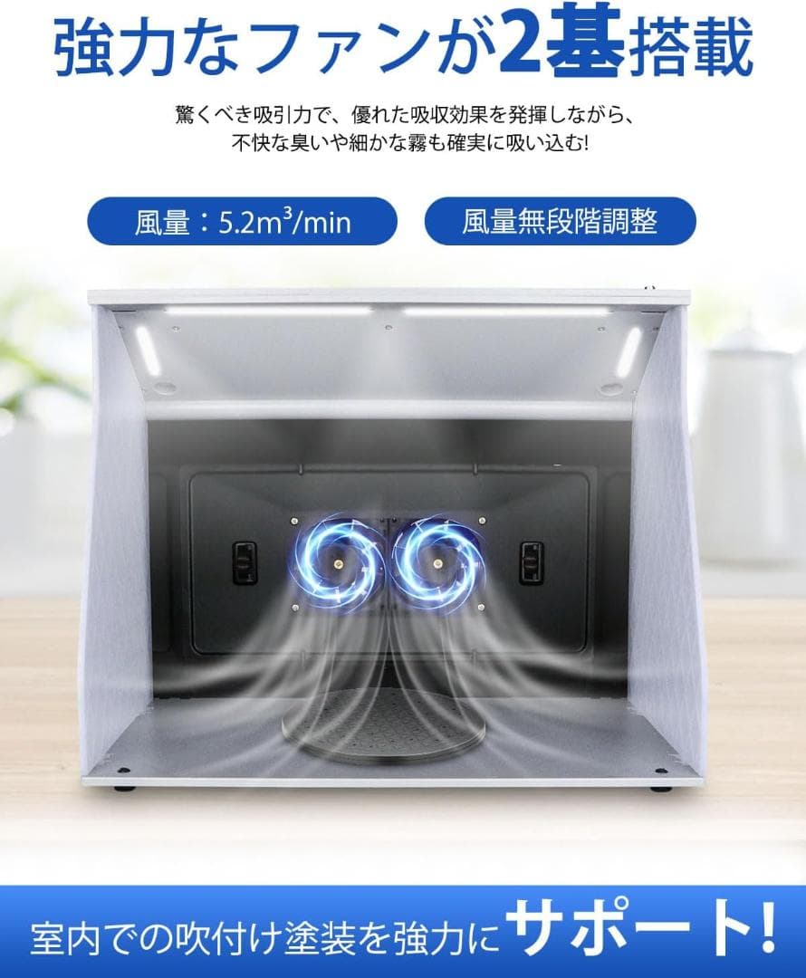 【訳アリ品】Anesty DuoFan 塗装ブース コンパクト スプレーブース