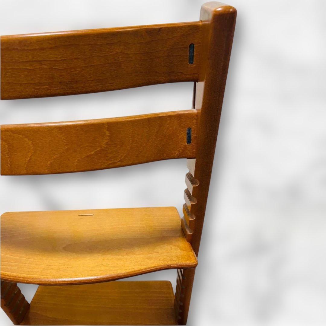 【美品】ストッケ シリアルNo3 ナチュラルハイチェア