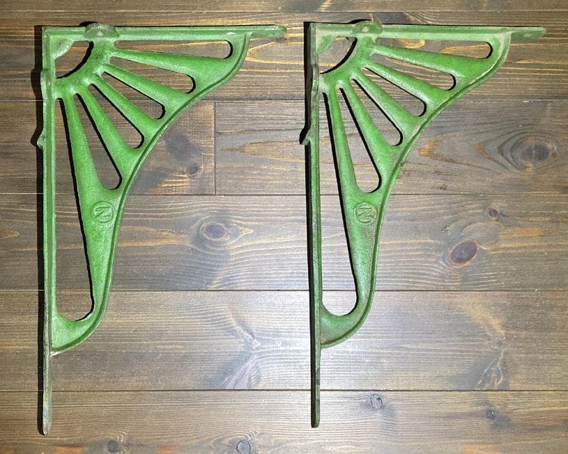 大正浪漫　ロマン　レトロ　アンティーク　棚受　ブラケット　ガラス　氷コップ