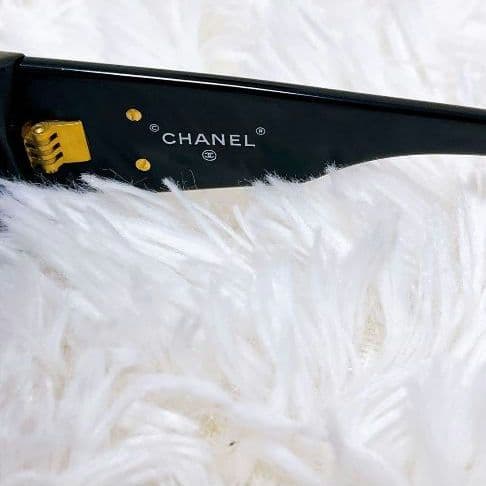 【美品】ケース付き ココマーク CHANEL サングラス 黒 ブラック シャネル