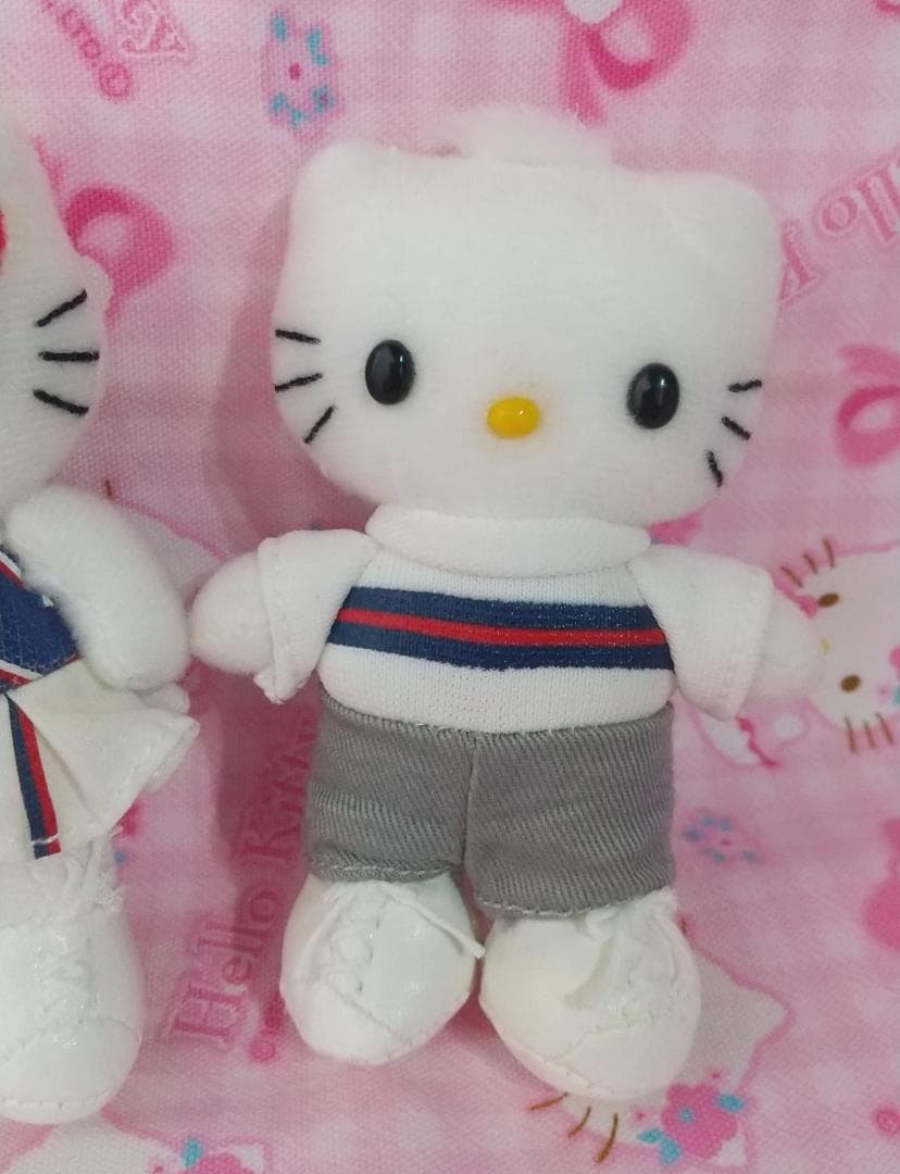 キティ　ダニエル　チアガール　マスコット　ぬいぐるみ　キーホルダー