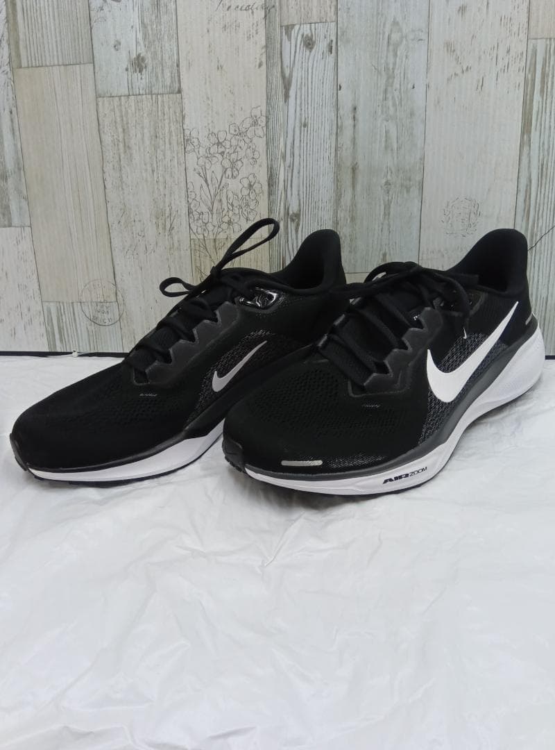 ナイキ エアズーム ペガサス41 ワイド 27.5㎝ ブラック ホワイト