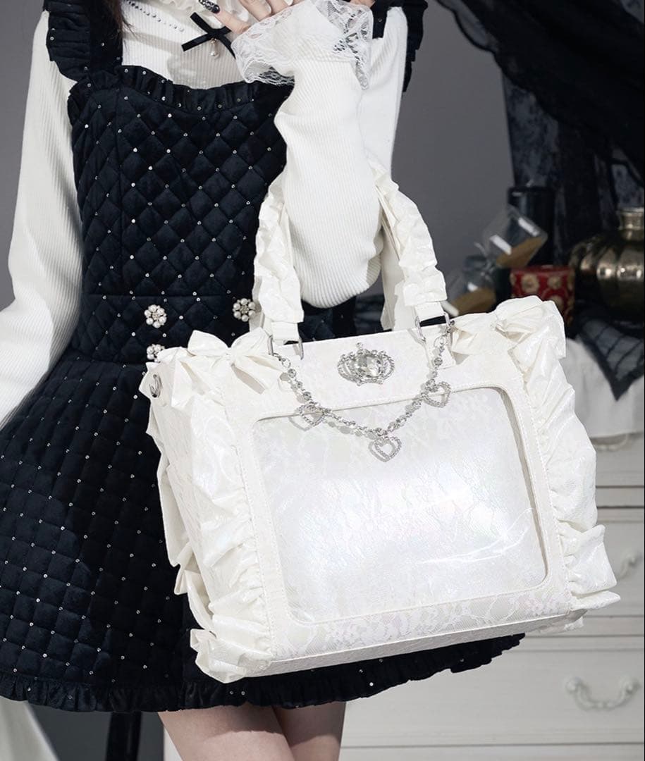 Pal elfy オーロラレースBIG姫痛バ/地雷系 量産型