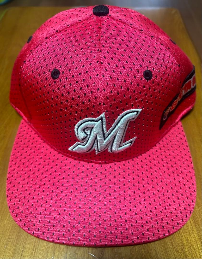 NPBライセンス 千葉ロッテマリーンズ 47 キャップ 55cm