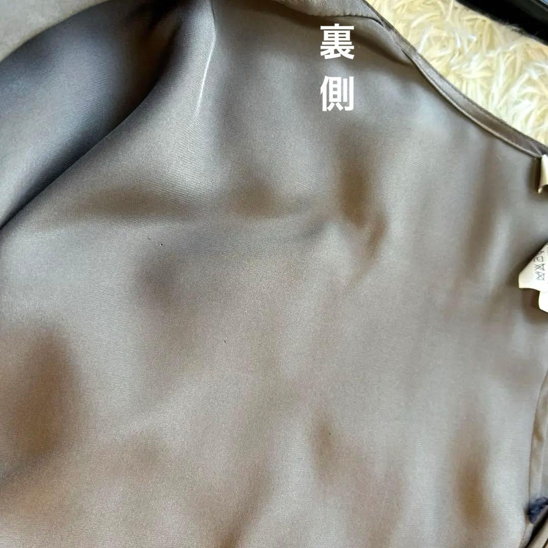 新品タグ付き　MARINA RINALDIマリナリナルディシルクメタルブラウス