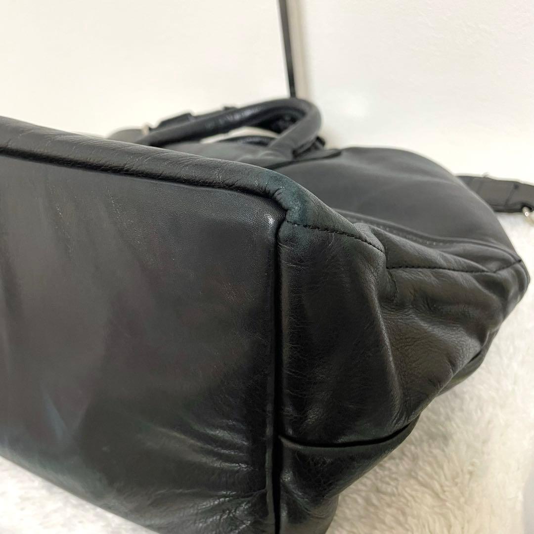 Jas M.B. 80% WINGS TRAVELLERボストンバッグ ブラック