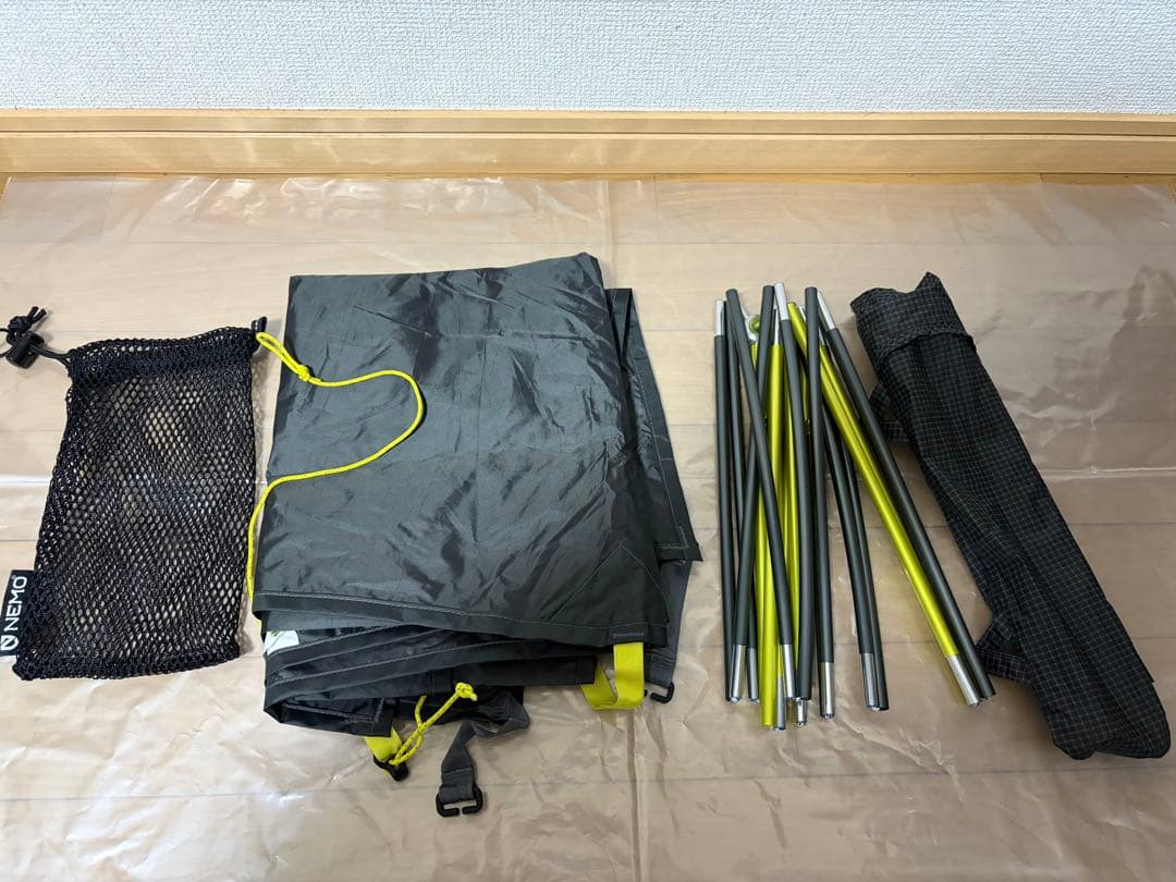 NEMO HORNET OSMO 1P テント　純正フットプリント付き