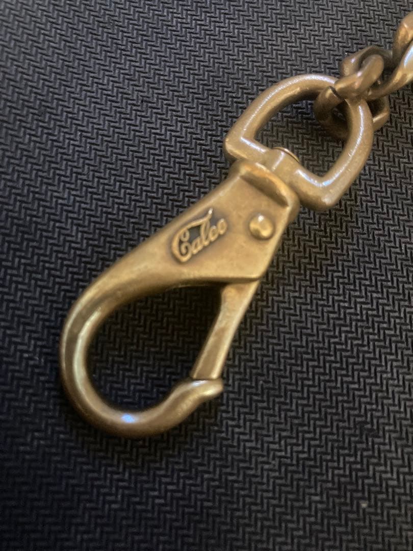 CALEE キャリー　ウォレットチェーン　真鍮　廃盤品