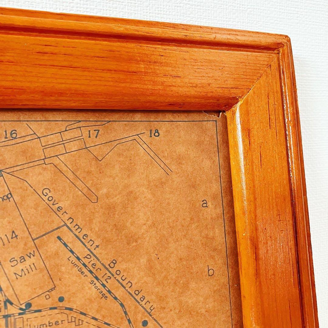 アメリカンビンテージ雑貨　古地図　USNAVY ブロカント　古道具　アンティーク