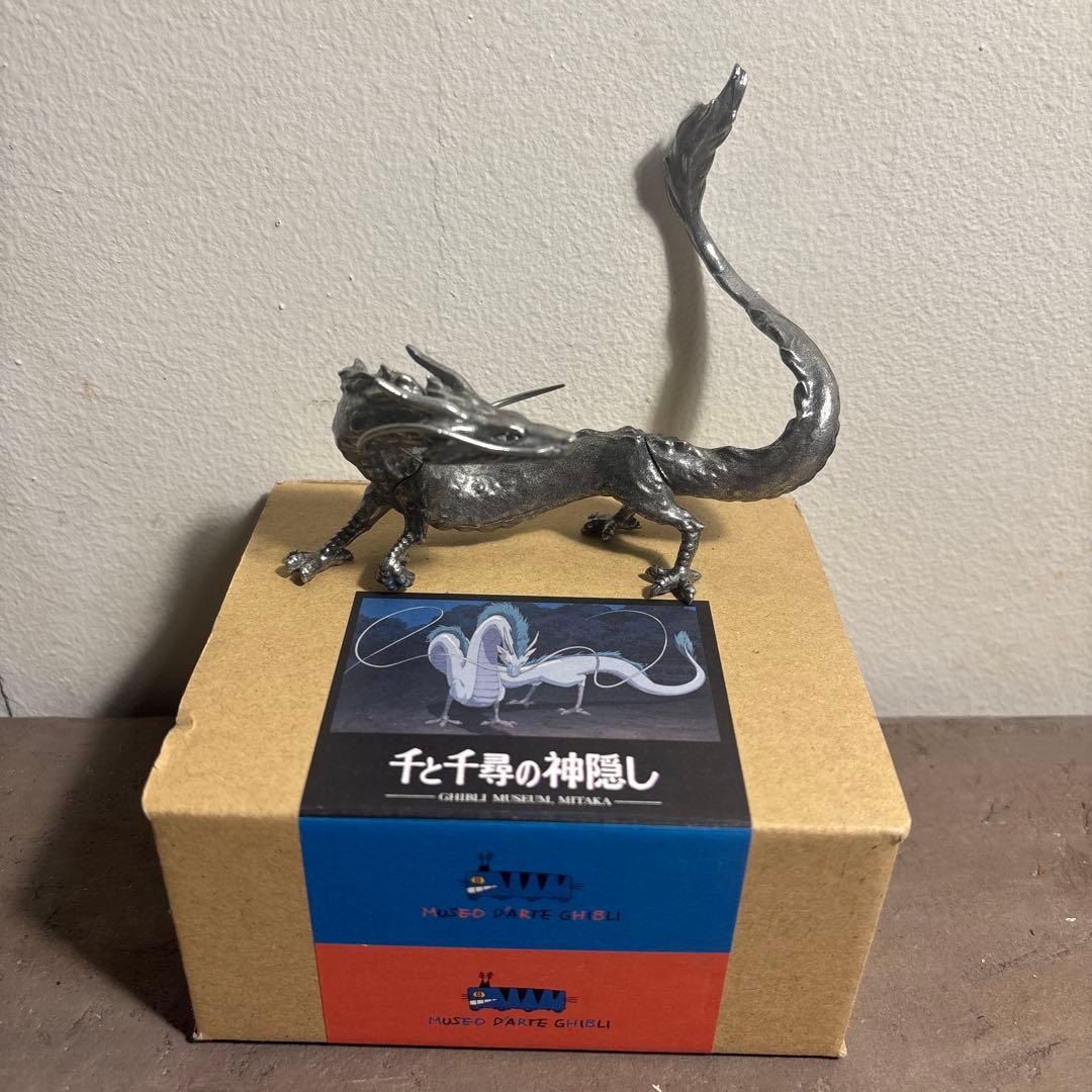 千と千尋の神隠し　ハク　オブジェ　ピューター　レア　廃盤