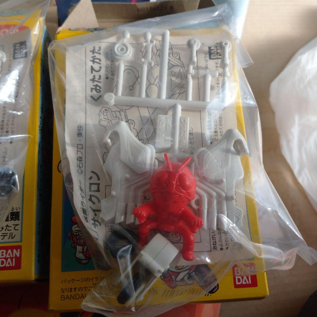 ダ36。ぶっとびライダー。3セット。わかりにくいけど未組立品。プラのみ。