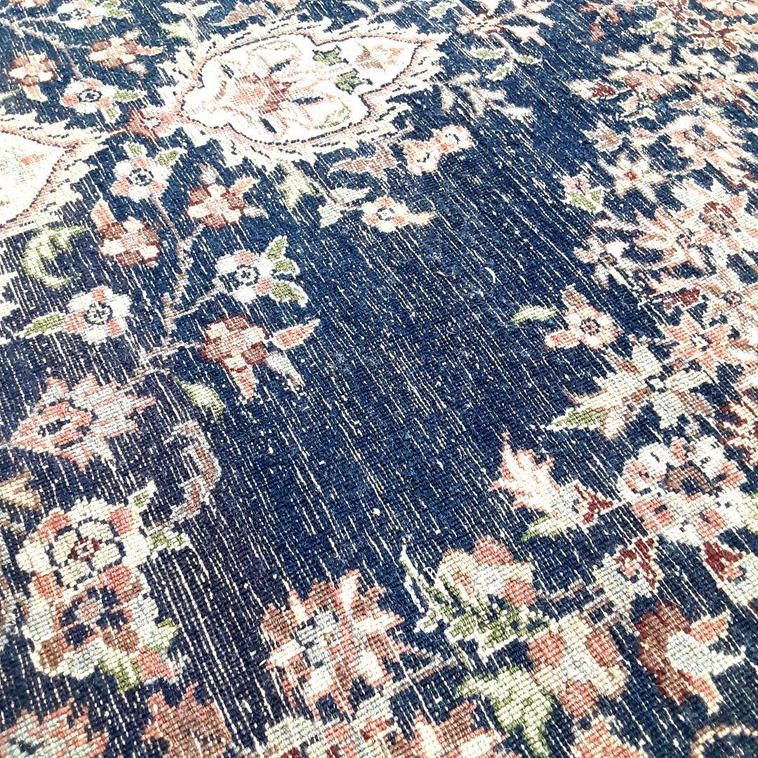 Y1154 高級ペルシャ絨毯 ウール100% 手織り 219×141㎝