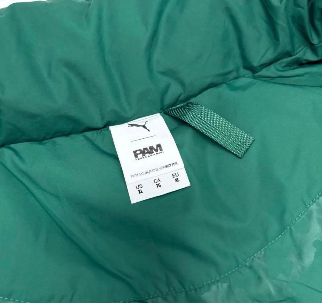 PUMAxPAM 2WAY ダウンジャケット グリーン