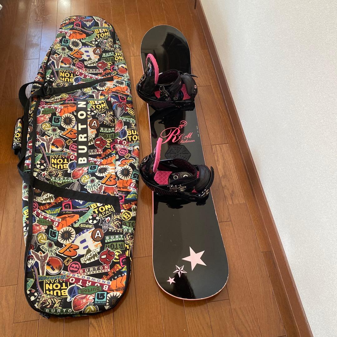 Burtonレディース用スノーボード３点セット