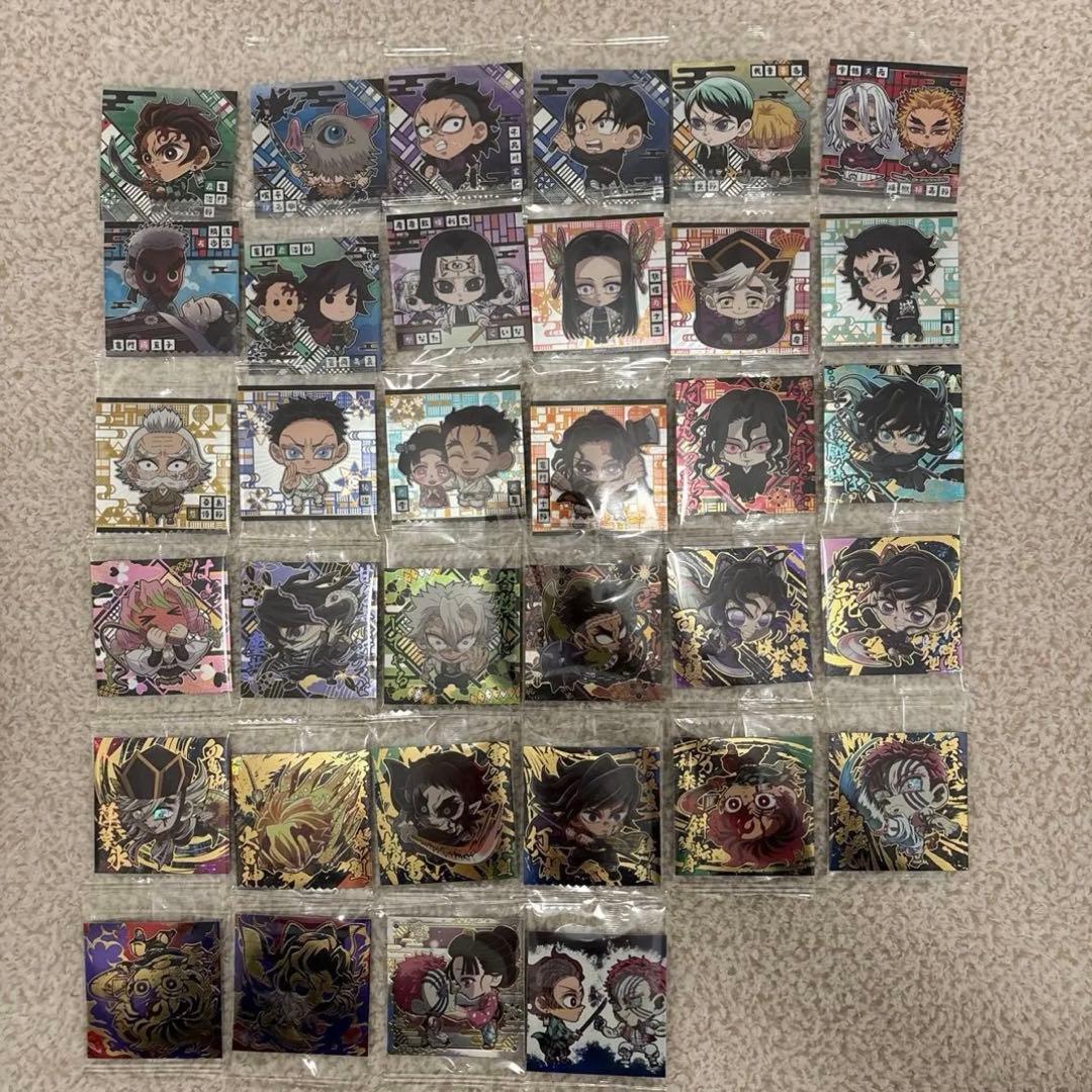 鬼滅の刃 ディフォルメシールウエハース 其ノ十四 コンプリート