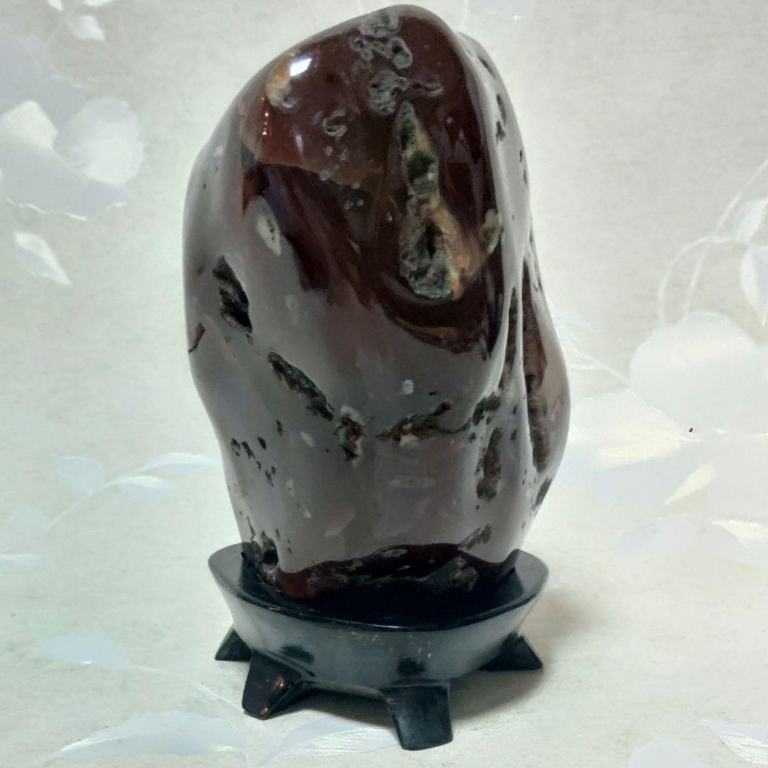 水石　瑪瑙　メノウ　アゲート　天然石　原石　ミ10