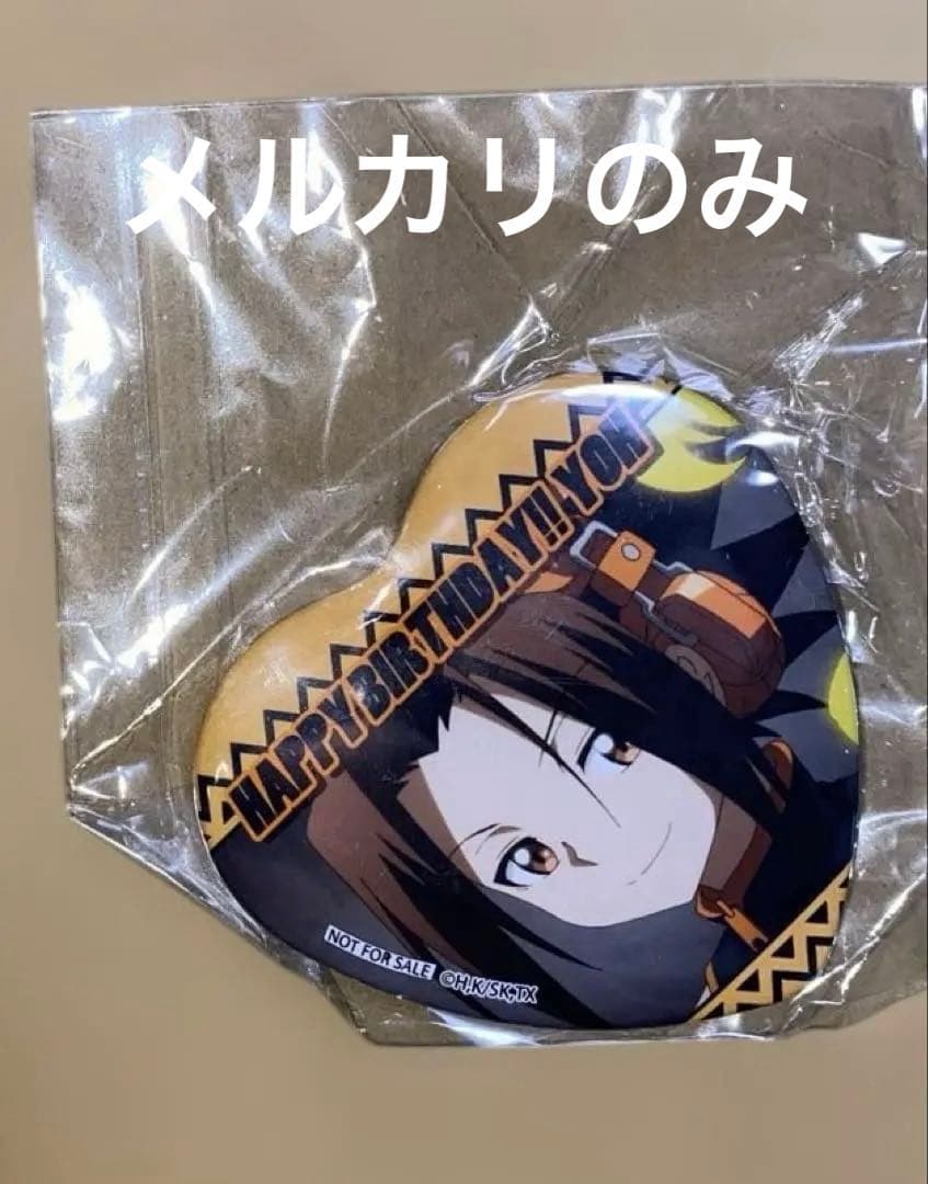 シャーマンキング 麻倉葉　缶バッジ　プリロール　birthday