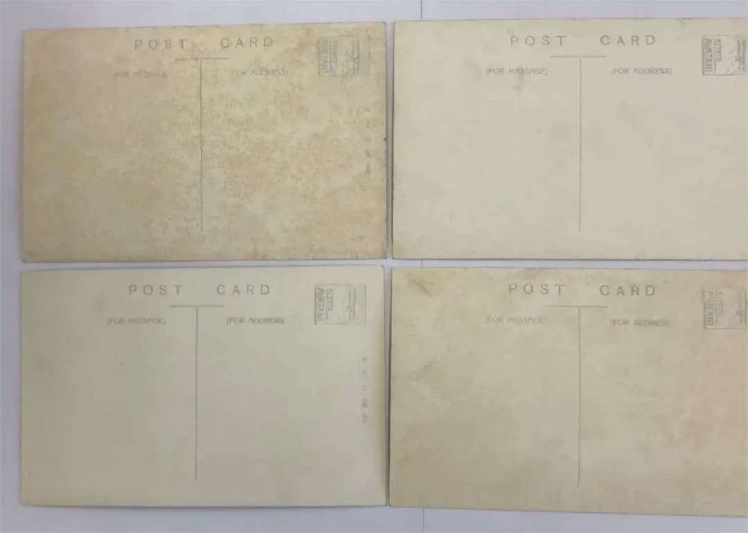 戦前絵葉書　京都　大谷中学校　5枚　正門　本館　図書室　運動場　野球　大正　昭和