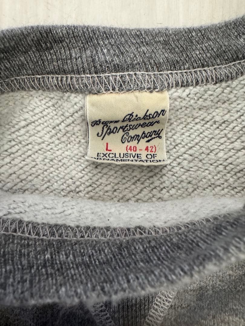バズリクソンズ　グレー スウェットLサイズ