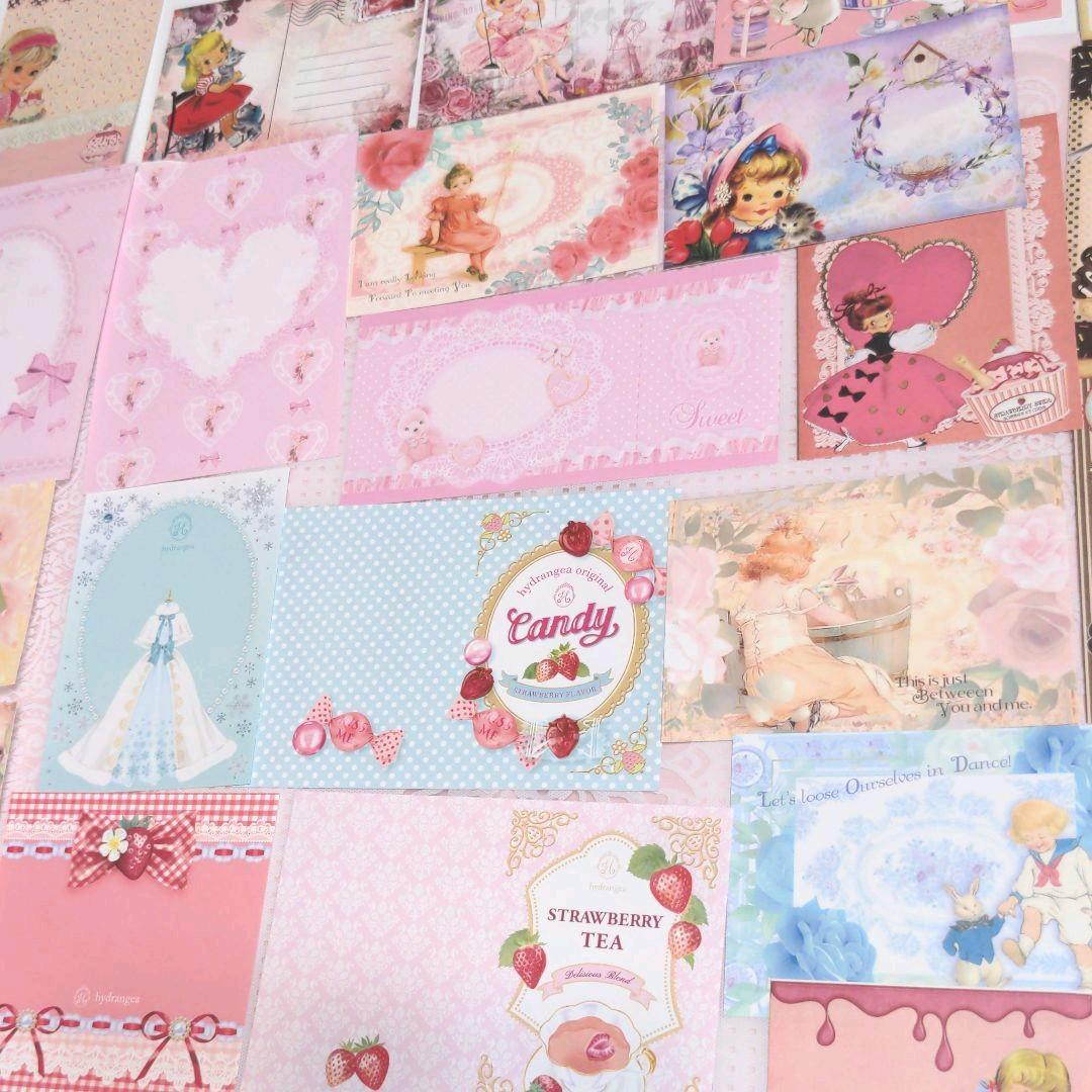 まあさん様ご確認用♥新作ガーリーレトロガール＆ベア♥可愛いバラメモ♯617