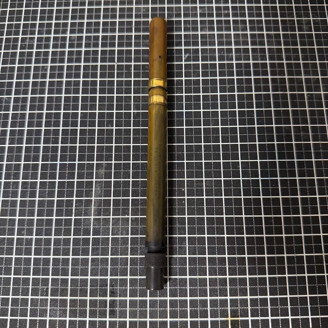 デラルー 万年筆 オノト エボナイト プランジャー式 14K