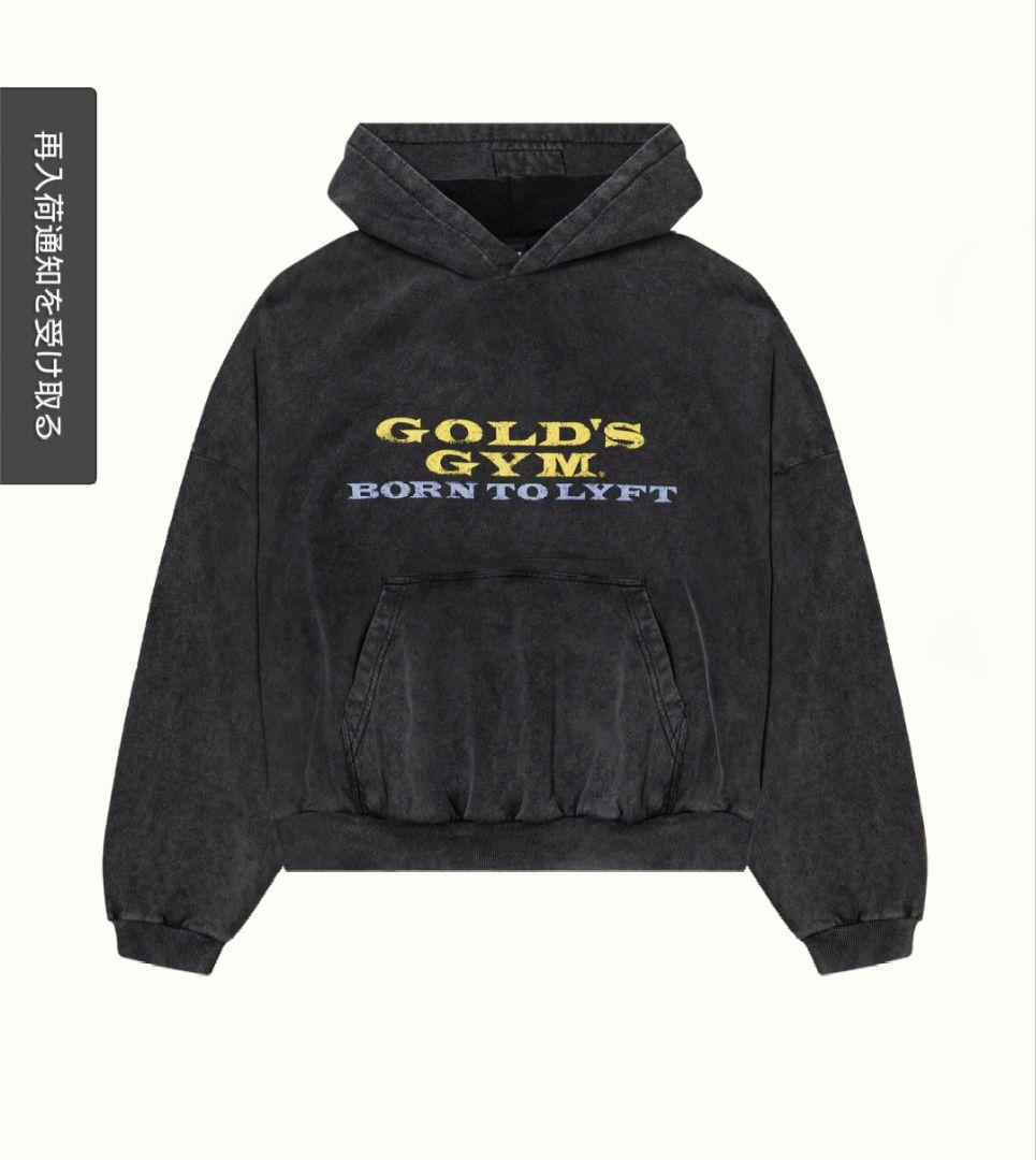 LÝFT × GOLD'S Gym Vintage Logo Hoodie
