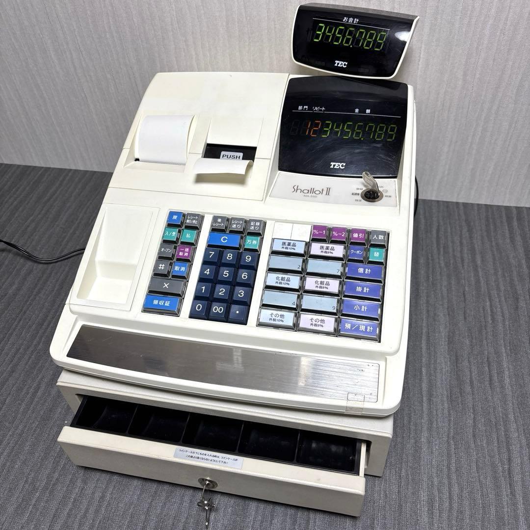 TEC テック 電子レジスター MA-550 Shallot Il ジャンク品