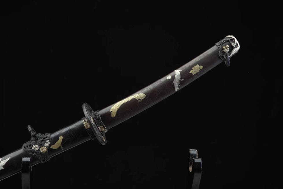 カササギ登梅太刀 日本刀 模造刀 居合刀 武士道 武蔵 鑑賞用 手鍛造打