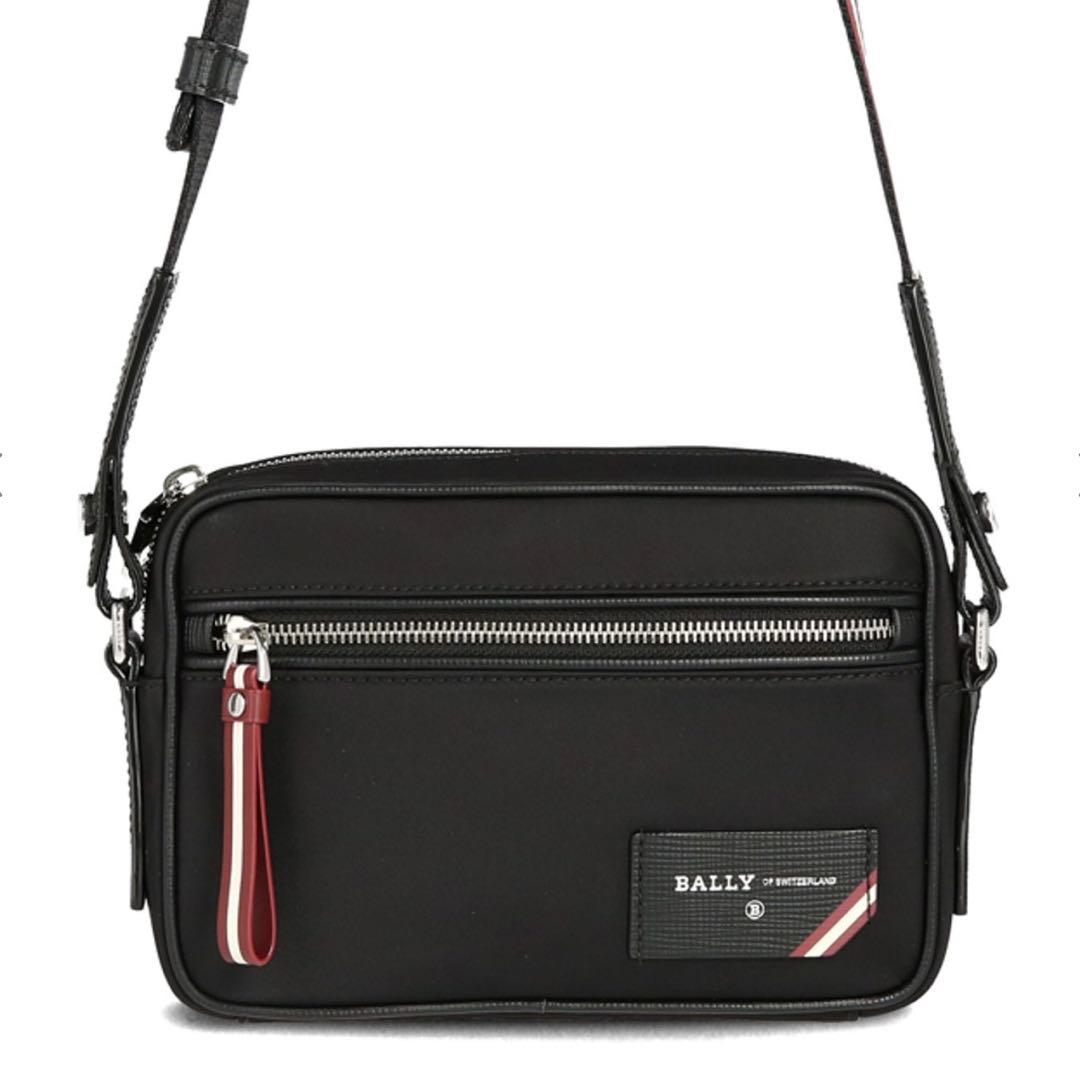 即購入OK! 新作　バリー　BALLY 黒 ナイロン ショルダーバッグ