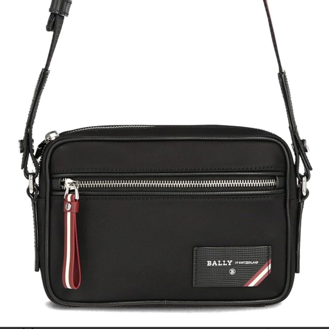 即購入OK! 新作　バリー　BALLY 黒 ナイロン ショルダーバッグ