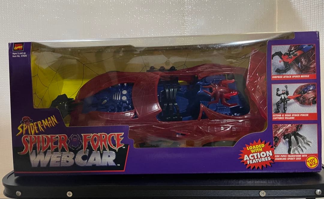 アメコミ toybiz SPIDERMAN SPIDER FORCE WEBCAR