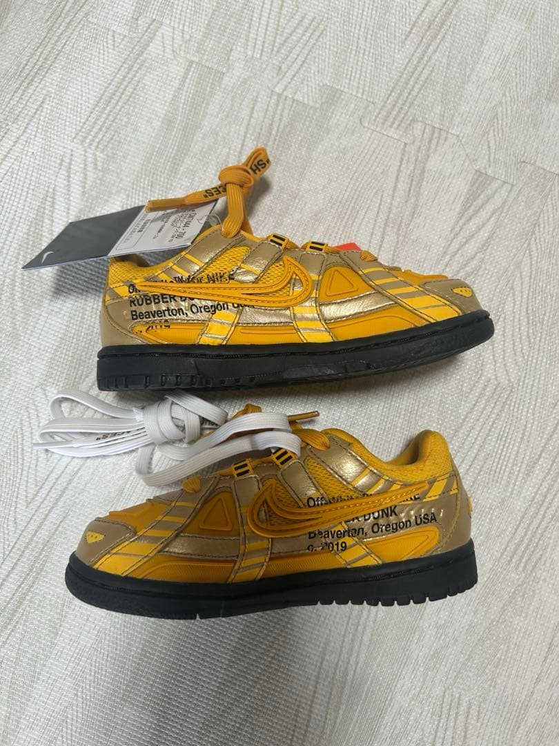 ナイキ×off-white ラバーダンク 16cm