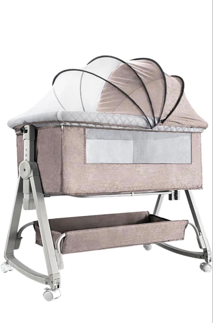 KINO LINPO 揺りかごベッド グレー 92cm