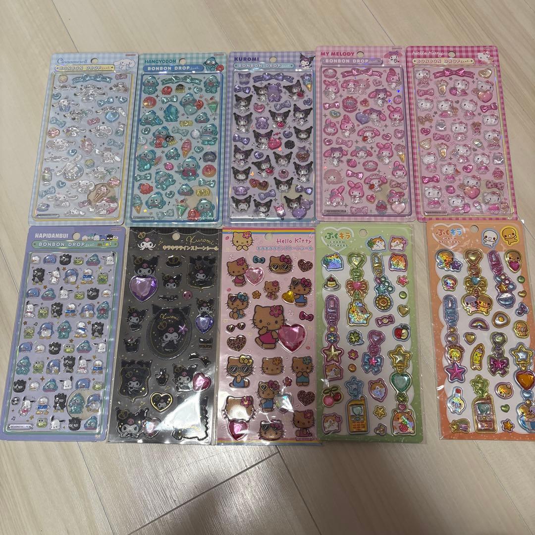 サンリオ ボンボンドロップシール 第二弾 はぴだんぶい 正規品
