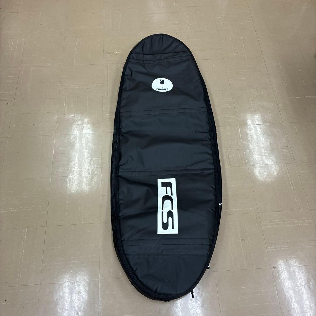 FCS TRAVEL 1 サーフボードケース 黒/白　5.10